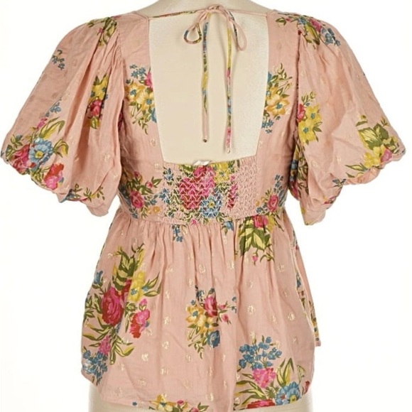 Love the Label Elegant Floral Blouse in Pink - Picture 3 of 5